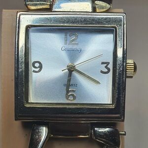 🦋10/$20🦋 Gramercy Goldtone/Silver Chain Link Women's Watch